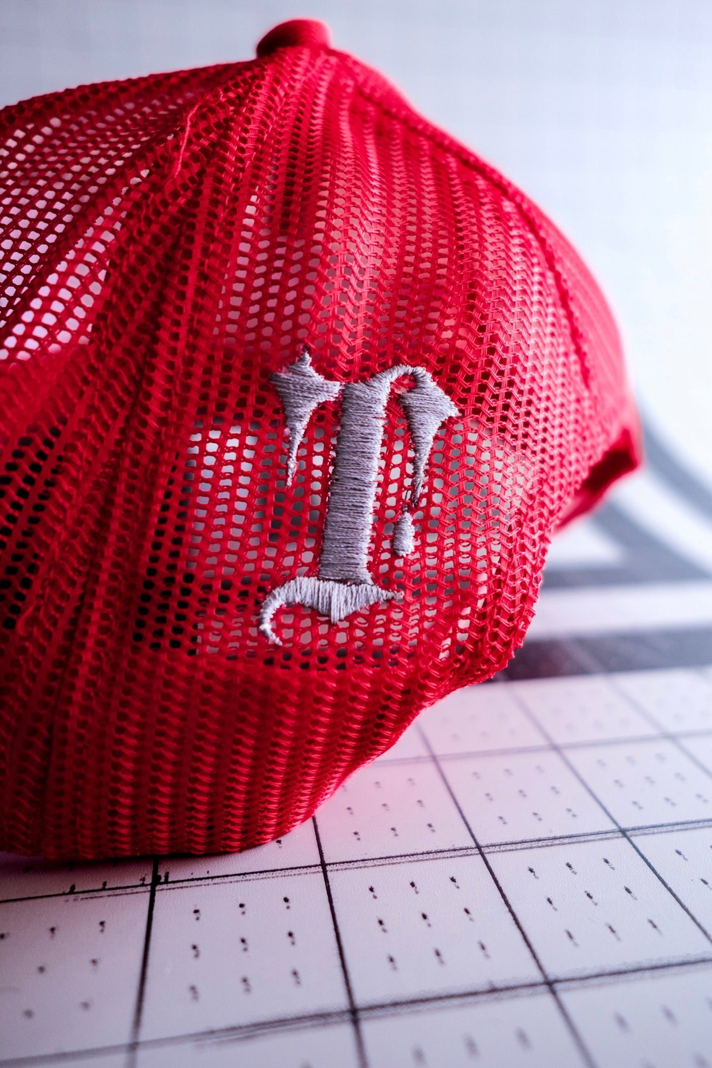 Walk by Faith Trucker Hat - RED