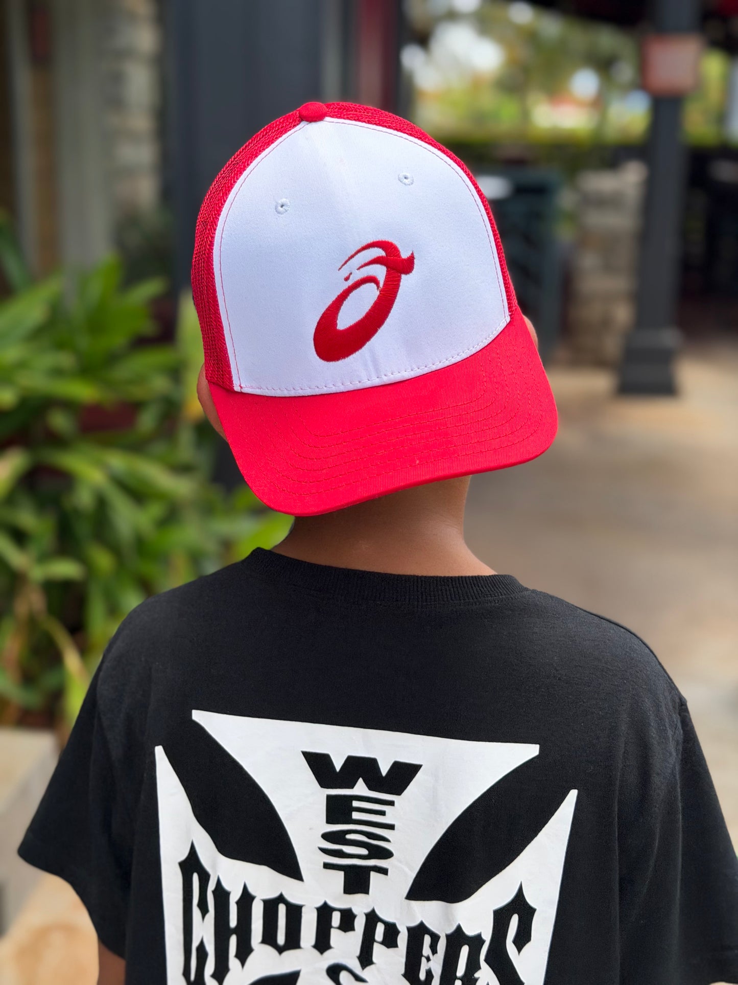 Walk by Faith Trucker Hat - RED