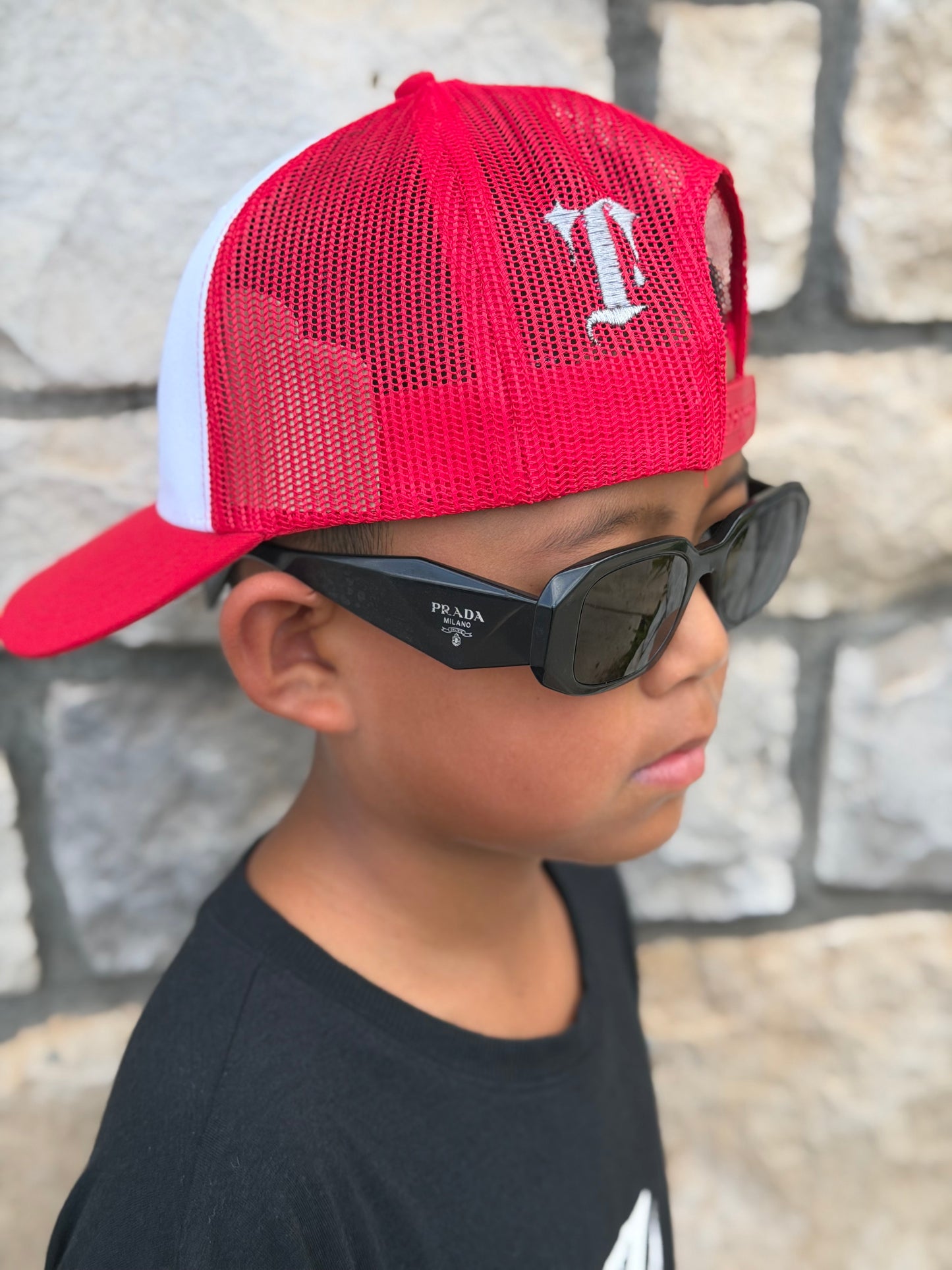 Walk by Faith Trucker Hat - RED