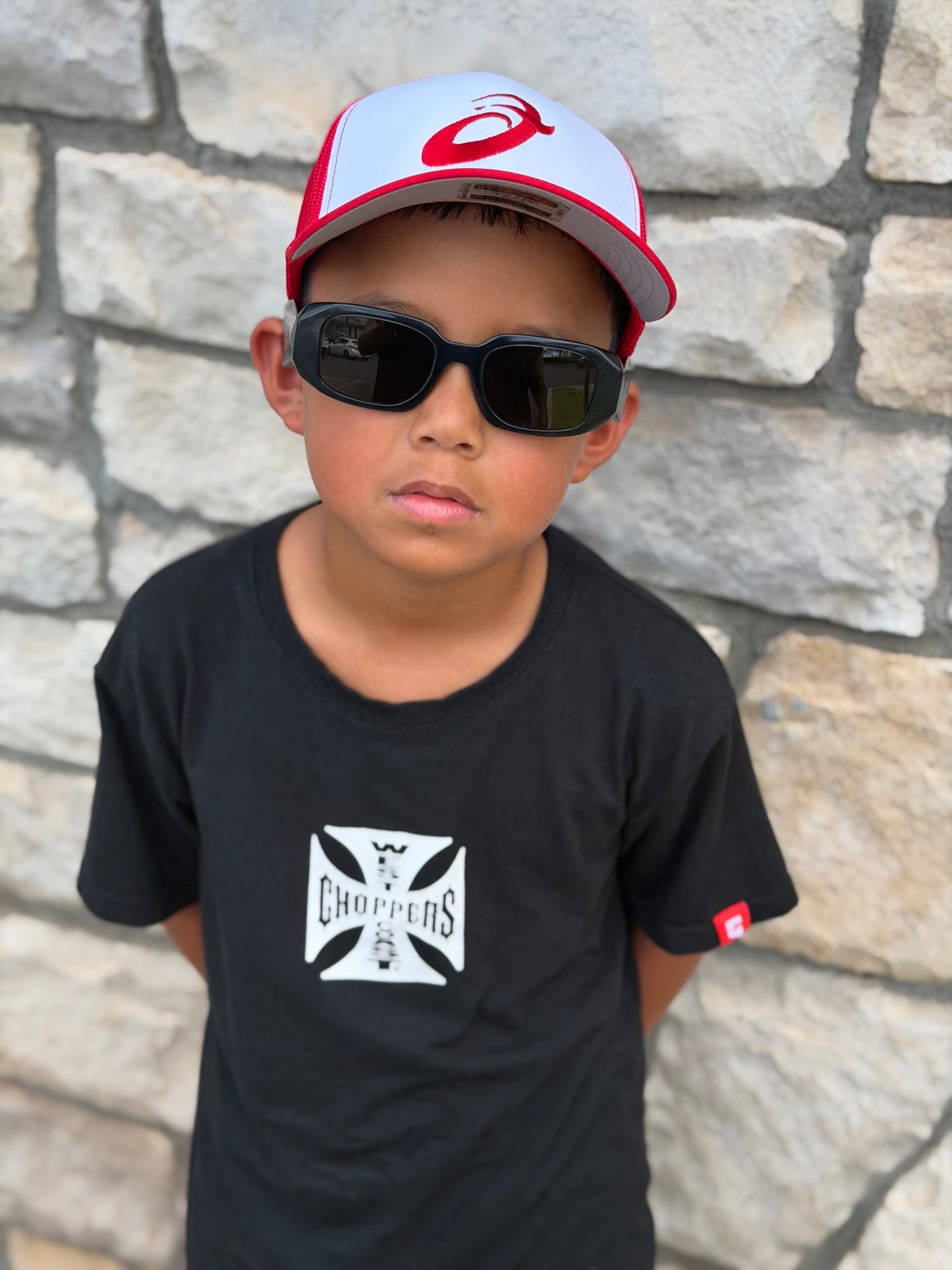 Walk by Faith Trucker Hat - RED